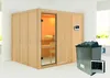 Karibu Sauna Heimsauna Innensauna KALLE 7 68mm Wandstärke Produktbild-Vorschau 2