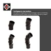 INEFA Flexibler Regenrohrbogen, PVC DN50 / 50mm 67-90 Grad, Produktbild-Vorschau 3