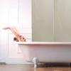 Relaxdays Duschrollo, 60x240 cm, Seilzugrollo für Dusche & Produktbild-Vorschau 3