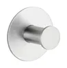 A single silver wall hook is shown against a white background. Produktbild-Vorschau