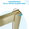 SONNI 70 x 90 x 195, box doccia in oro spazzolato, porta Anteprima dell’immagine prodotto 4
