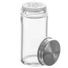 A clear glass spice jar with a silver lid. Náhled obrázku produktu