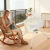 Berceau à 4 roues pour bébés jusqu'à 9kg crème Voir les images du produit 3