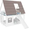 Sweiko 140 x 200 Letto a castello in legno con tetto, Anteprima dell’immagine prodotto 6