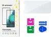 The image shows the packaging and contents of a Wozinsky tempered glass screen protector. Voir les images du produit