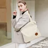 Borsa a mano Ladies Canvas Shoulder Crossover Bag 41cm Blu Anteprima dell’immagine prodotto 6