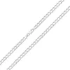 925 Sterling Silber Herren/Damen - Panzer Kette - 56cm*4mm; Produktbild-Vorschau 2