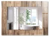 Holzdielenboden – Rechteckiger Spiegel mit Druck 80x60 cm – Produktbild-Vorschau 1