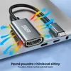 AdroitGoods Adaptér USB-C na HDMI - 4K @30Hz - šedý Náhled obrázku produktu 2