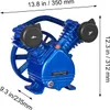 SucceBuy Hlava čerpadla vzduchového kompresora, 3hp 6.25CFM Náhľad obrázku produktu 8