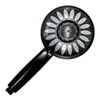 Handbrause Duschkopf Ø15cm Schwarz | Duschbrause Brausekopf Produktbild-Vorschau 2
