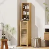 Szafka łazienkowa HOMCOM, wąska, wysoka, szafka pod Podgląd zdjęcia produktu 2