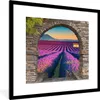 MuchoWow® Gerahmtes Poster Lavendel - Abend - Ausblick - Produktbild-Vorschau 1