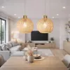 Luxolar LED Pendelleuchte 2-flammig E27 Rattan Boho Produktbild-Vorschau 4