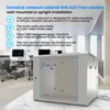 Extralink Rack skříň 9U 600x600 AZH Šedá montovaná na zeď, Náhled obrázku produktu 3