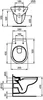 IDEAL STANDARD K881001 Wandtiefspül-WC Eurovit, randlos, Produktbild-Vorschau 9