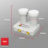 Opticum Monoblock Twin LNB LMTP-04H ASTRA/HOTBIRD Produktbild-Vorschau 18