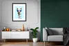 MuchoWow® Gerahmtes Poster Lama - Sonnenbrille - Blau - Produktbild-Vorschau 8