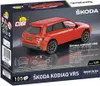 The image shows the retail packaging for a Cobi building block set of a Skoda Kodiaq VRS car. Náhľad obrázku produktu