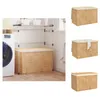 vidaXL Wäschekorb mit 3 Fächern 75x42,5x52 cm Produktbild-Vorschau 1