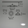 Lampes LED encastrées salle de bain set de 3 dimmables Voir les images du produit 8