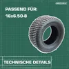 2x Reifen 16x6.50-8 4PR Produktbild-Vorschau 4
