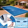 VOUNOT® Poolabdeckung Rechteckig 160g/m² Doppelter Produktbild-Vorschau 4