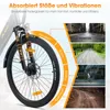 Hiland 26 Zoll Elektrofahrrad für Männer Frauen, 7.8Ah 36V Produktbild-Vorschau 4