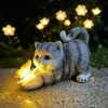 Solarlampe, LED Solarleuchte, Gartenlampe, Katze Produktbild-Vorschau 1