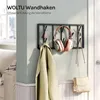 WOLTU Wandgarderobe, mit 8 drehbaren Garderobenhaken, aus Produktbild-Vorschau 8