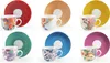 Excelsa zestaw 6 filiżanek do espresso ze spodkami Kimono Podgląd zdjęcia produktu 1