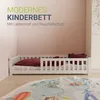 Juskys Kinderbett Naya 90x200 cm mit Matratze, Produktbild-Vorschau 2