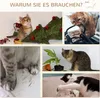 A collage of five images featuring cats in various settings, including near a Christmas tree, chewing on cables, and interacting with a plant and bedding. Náhled obrázku produktu