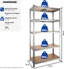 Étagère robuste pour charges lourdes - 180 x 90 x 45 cm, Voir les images du produit 6