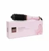 A pink GHD hair dryer brush and its packaging are displayed against a white background. Produktbild-Vorschau