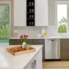Vassoio da portata Relaxdays, legno e MDF, A x L x P: 5 x Anteprima dell’immagine prodotto 2