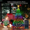 Smart LED Weihnachtsbaum Lichterkette mit Stern Spitze RGB Produktbild-Vorschau 8