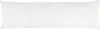 A plain white body pillow on a white background. Produktbild-Vorschau