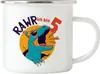Raw Ich Bin 5 Emaille Tasse Geschenkidee 5. Geburtstag Produktbild-Vorschau 1