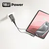 deleyCON 0,5m USB C Kabel Kurz Winkel 90 Grad USB-A auf Produktbild-Vorschau 6