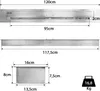 120 cm Edelstahl Bioethanolkamin  Brenner Gelkamine Produktbild-Vorschau 2