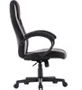 A side view of a black and gray gaming chair on a white background. Anteprima dell’immagine prodotto