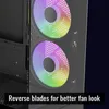 Aerocool Viewport Mini V2 ARGB, Tower-Gehäuse, (Tempered Produktbild-Vorschau 7