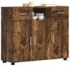 vidaXL Holzschrank Geräucherte Eiche 88,5 x 30,5 x 73 cm Produktbild-Vorschau 3