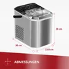 Großer Eiswürfelbereiter silber/grau Edelstahl MPM MKD-04M Produktbild-Vorschau 6