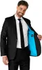 Suitmeister Solid Black Anzug für Fasching & Motto Party Produktbild-Vorschau 3