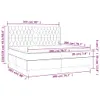 The Living Store Boxspringbett mit Matratze & LED Produktbild-Vorschau 8