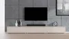 AX LIVING Meuble TV sur pied beige Loriano 3x100 cm Voir les images du produit 1