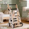 KiddyMoon girello in legno Divertente girello per bambini Anteprima dell’immagine prodotto 4