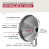 Imbuto Fackelmann Ø 10 cm, utensile da cucina in acciaio Anteprima dell’immagine prodotto 3